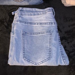 Forever 21 light wash jeans ankle skinny